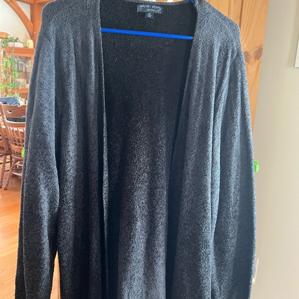 Barefoot Dreams CozyChic Lite Sweater - Black